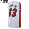 Dres Miami Heat Bam Adebayo 13 Nike 2022-23 Association Edition Bijela Swingman - Dječji